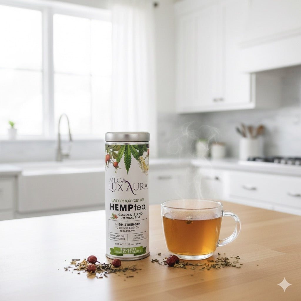CBD Hemp - Daily Detox Garden Blend Tea