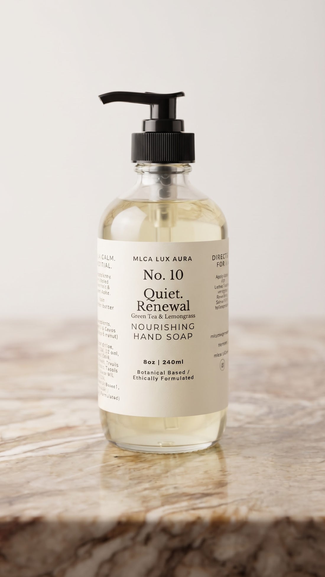 No. 10 Quiet Renewal | Green Tea &amp; Lemon Grass Hand Wash