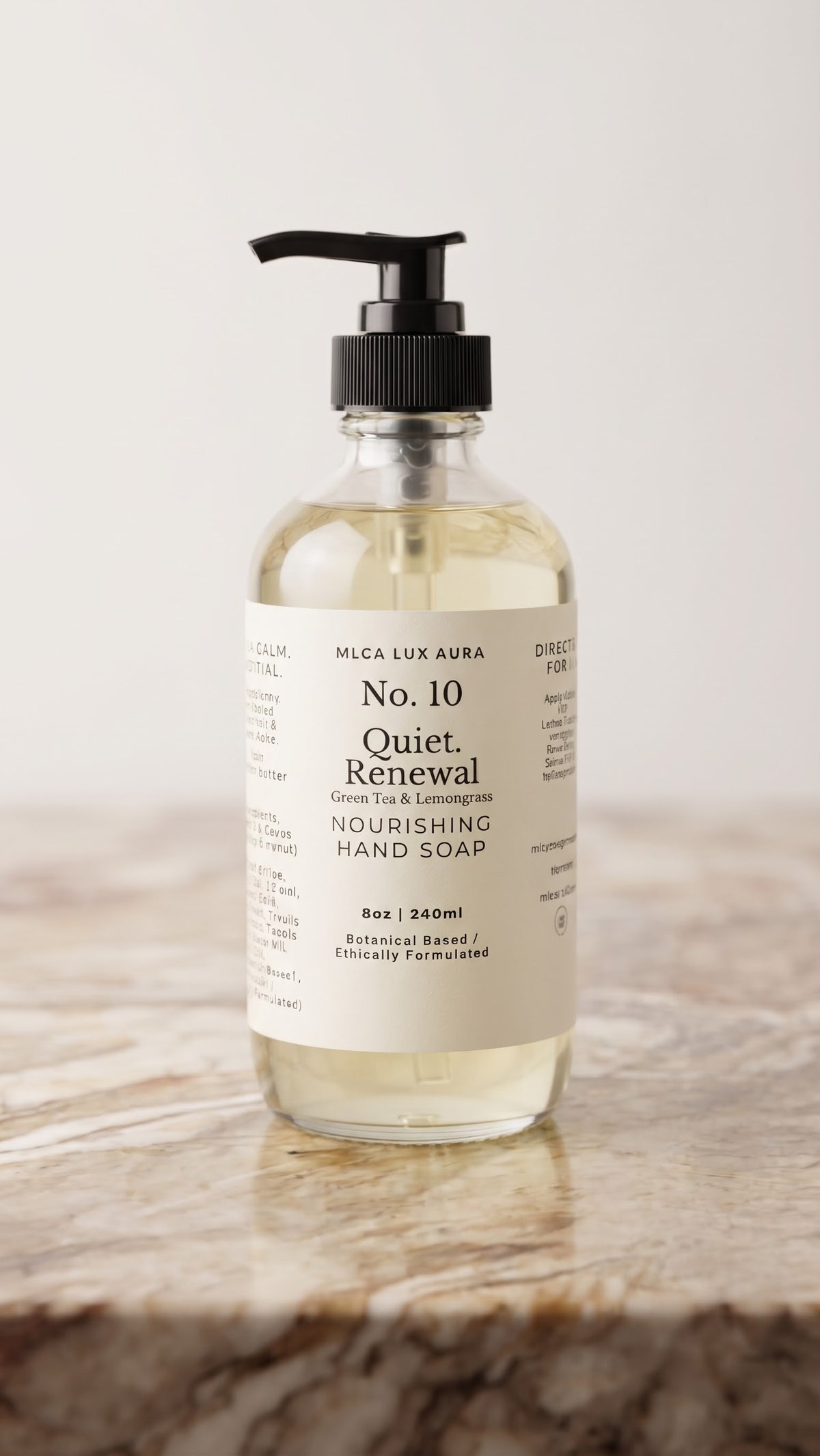 No. 10 Quiet Renewal | Green Tea &amp; Lemon Grass Hand Wash