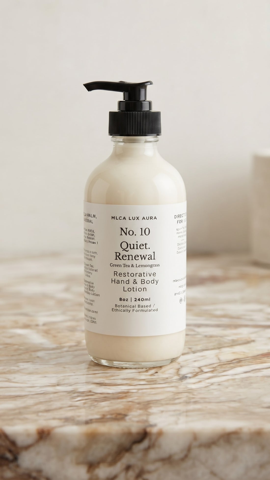No. 10 Quiet Renewal | Green Tea &amp; Lemongrass Restorative Hand &amp; Body Lotion