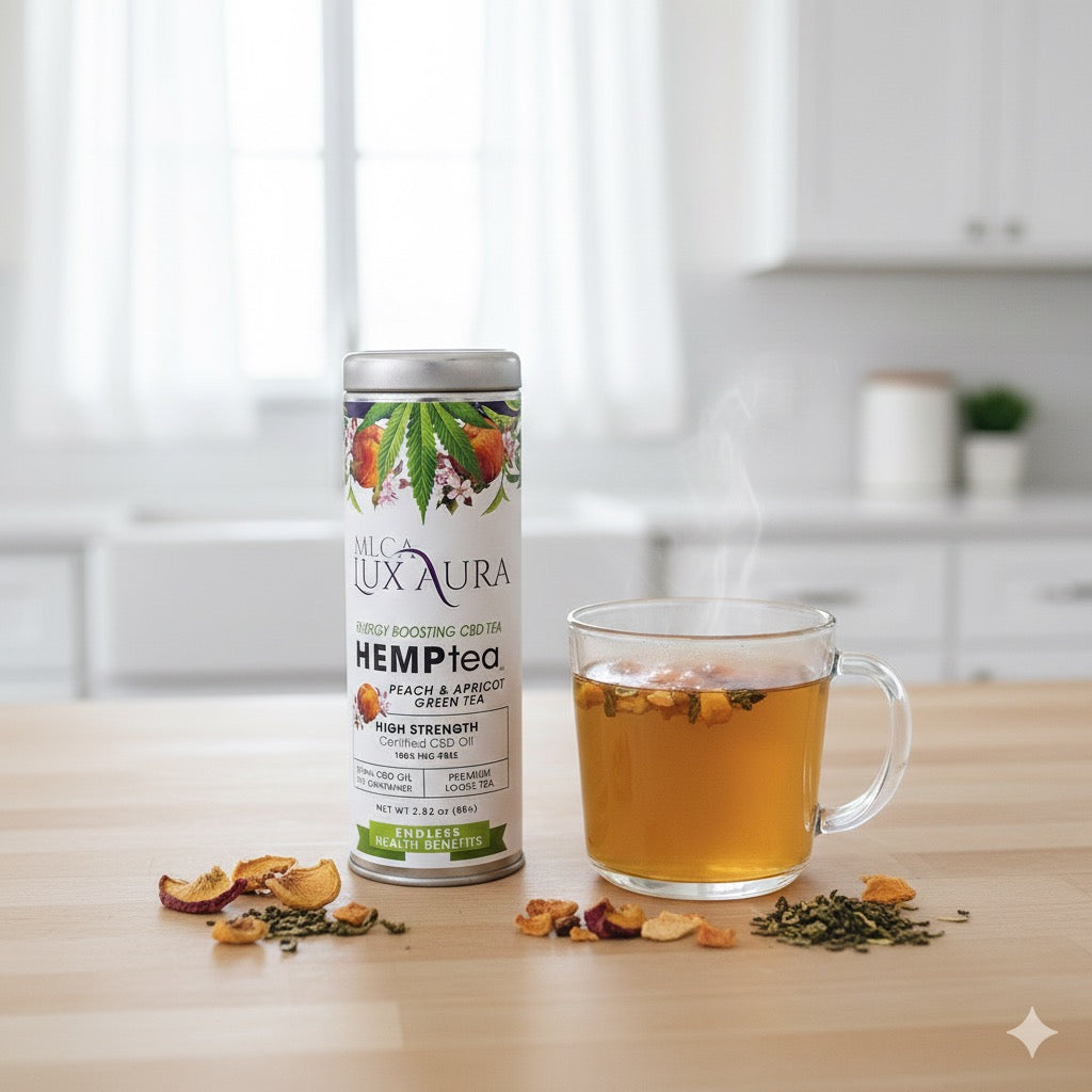 CBD HEMP - Peach &amp; Apricot Energy Boosting Tea